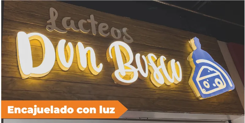 Letras encajueladas